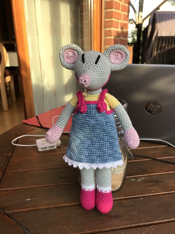 Häkelanleitung Milla Maus