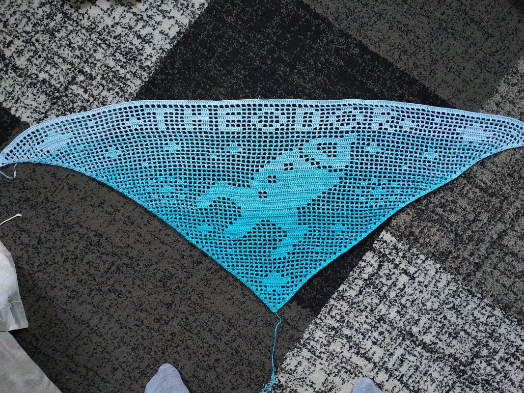 Motivtuch für Kinder "Rakete"