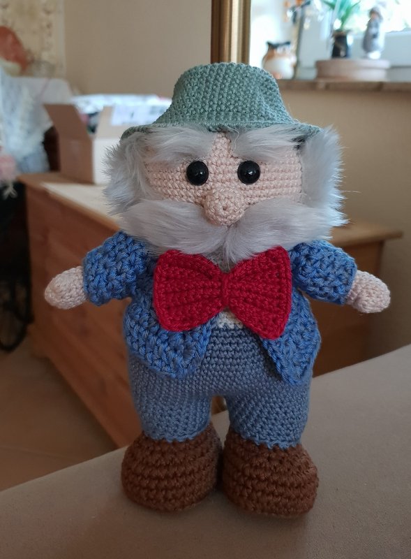 Opa Gustl 30 cm Dekofigur Großeltern Geburtstag Hochzeit Vatertag