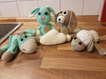 Mobile nach Anleitung von suris häkel Fee