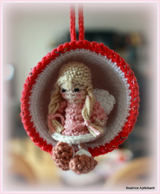 Häkelanleitung - Knuffige Weihnachtskugeln - mit 4 Figuren - Christbaumkugeln, Baumschmuck