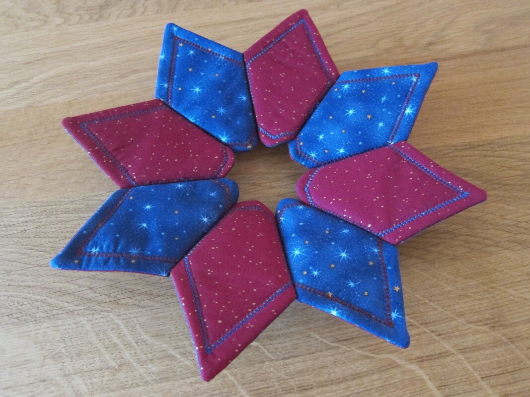 Sternkranz mit Windlicht