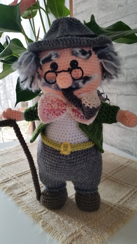 Opa Gustl 30 cm Dekofigur Großeltern Geburtstag Hochzeit Vatertag