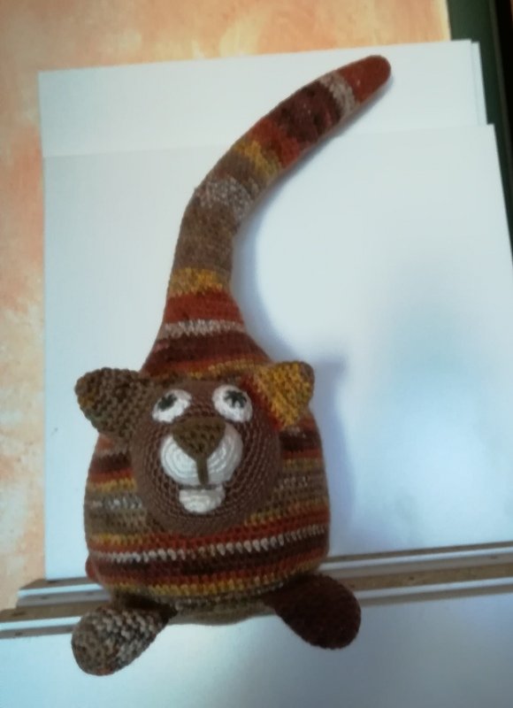 Häkelanleitung Türstopper Katze