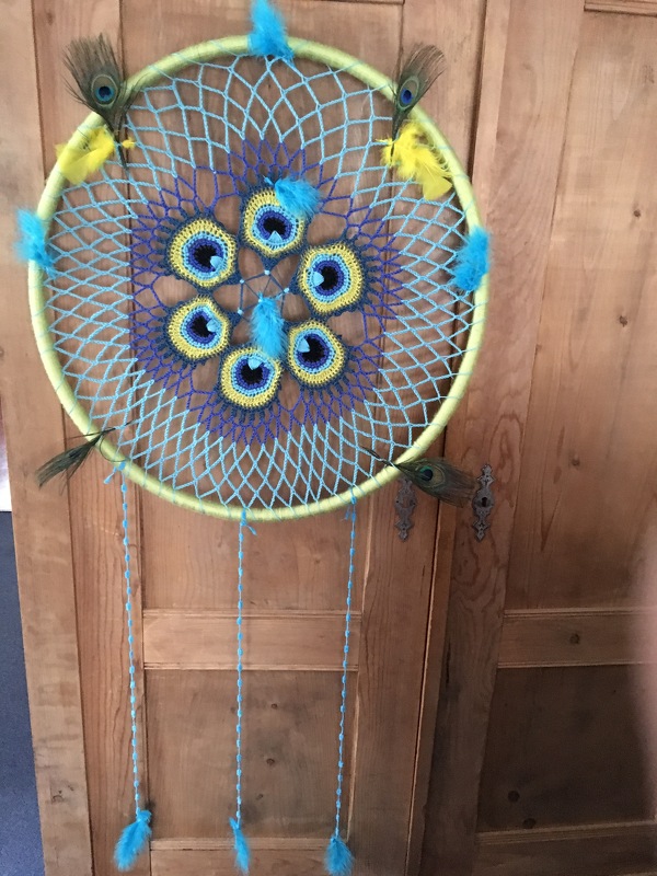 Alp-Traumfänger Pfau