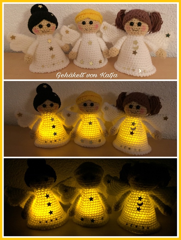 Häkelanleitung kleine Leucht-Engel