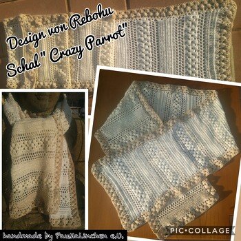 Crazy Parrot von Rebohu.
Das Muster ist ein Selbstläufer, das hat man so schnell drinnen! Tolles Teilchen ????