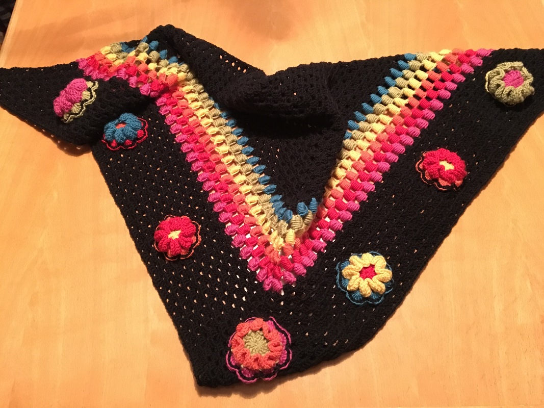 DreieckTuch "Sateenkaari" ...auch für Anfänger geeignet!