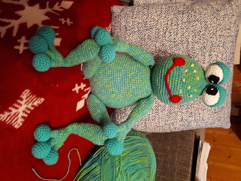 Mein kleiner Frosch ist endlich fertig und darf bei mir einziehen ????????