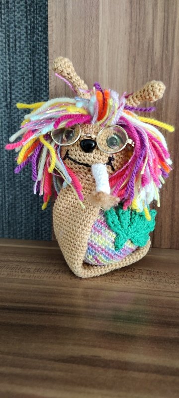 Bob die kiffende Schnecke, Kifferschnecke Häkelanleitung als PDF