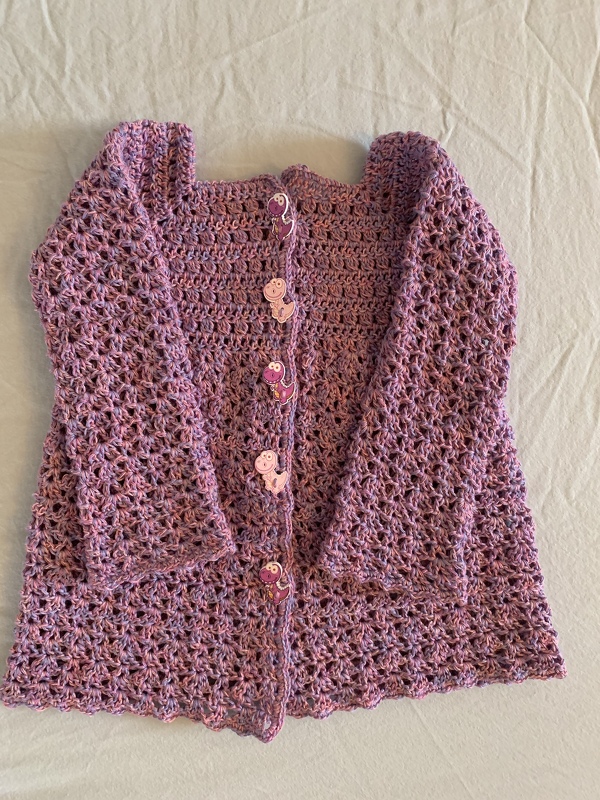 Häkelanleitung Kinderjacke + Mütze - Gr. 50 - Gr. 140