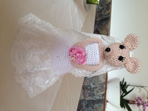 Häkelanleitung - Mäuse Brautpaar