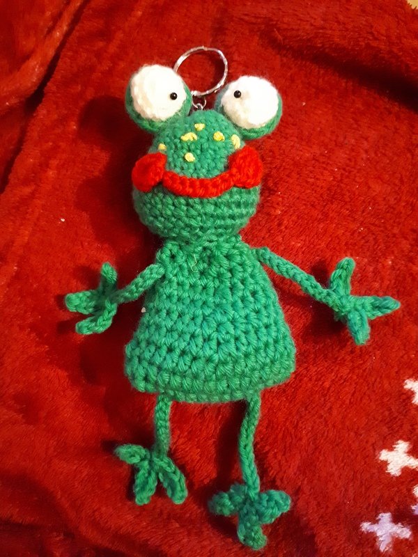 4er Set Frühlingsanhänger Frosch Biene Käfer Marienkäfer Frühlingsdeko Ostern