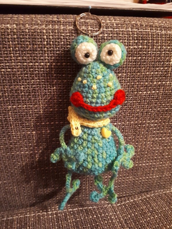 4er Set Frühlingsanhänger Frosch Biene Käfer Marienkäfer Frühlingsdeko Ostern