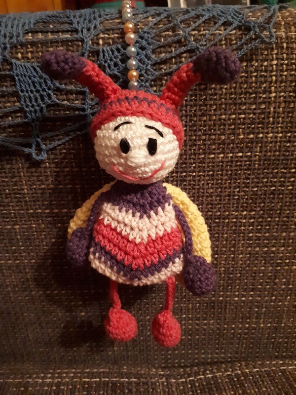 4er Set Frühlingsanhänger Frosch Biene Käfer Marienkäfer Frühlingsdeko Ostern