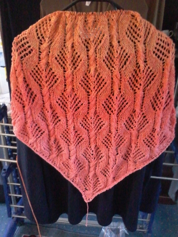 Super Muster für ein Tuch leider war die Anleitung in russisch und so habe ich nach Gefühl gearbeitet. Aber auf Jedenfall mit Suchtgefahr.