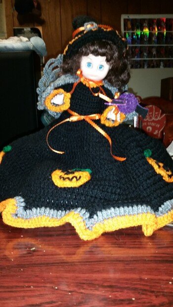 Followed instructions for bodice and web from a book I found of my grandmother's