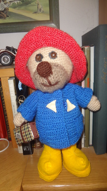 Teddybär -Anleitung von Mtinitoon,habe den Paddington Bär draus gemacht.