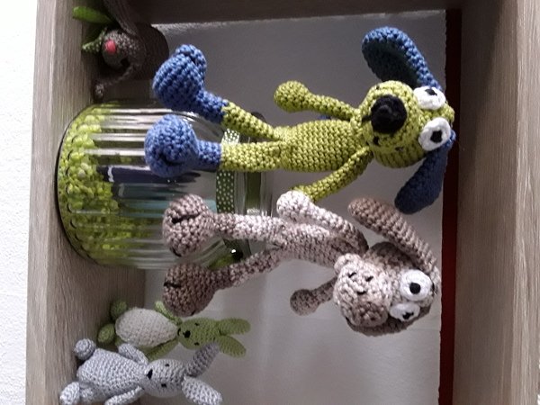 Fingerpuppe Hund - Häkelanleitung