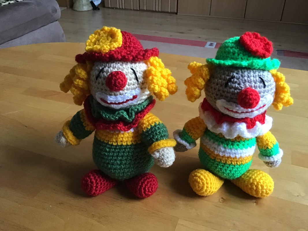 2er Set Clown Petie und sein großer Freund Pepe