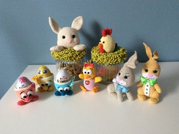 Ein paar kleine Projekte ...... es hat richtig Spaß gemacht !
Ostern kann kommen ;—)