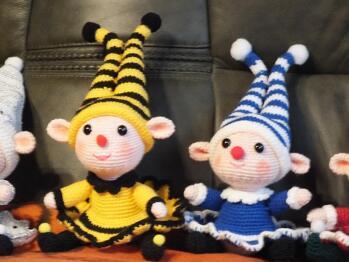 Auf Wunsch von zwei Fussballfans! Wichtellinchen in Manschaftsfarben!