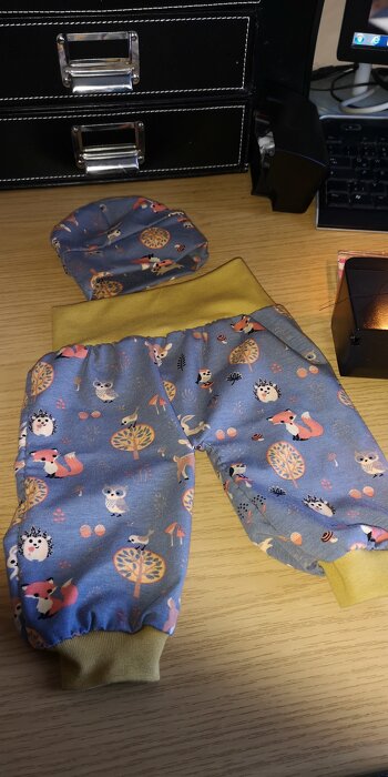 1 Mütze und Hose für mein Baby genäht ????????