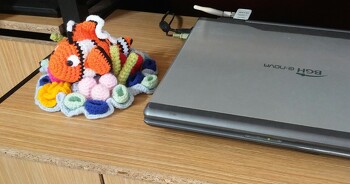 Nemo with corals!! I loved doing it! Thanks for the instructions of store ternura amigurumi