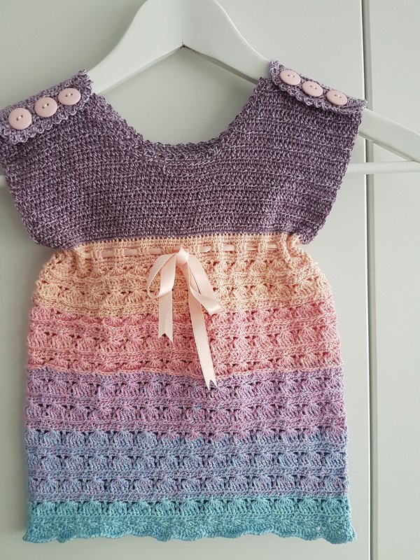 Häkelanleitung Mädchenkleid