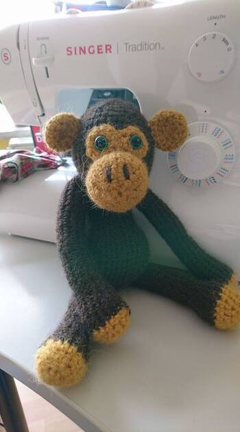 Nach der Anleitung aus dem Buch "Edwards freche Tierparade" von Kerry Lord.
Hat sehr viel Spaß gemacht.