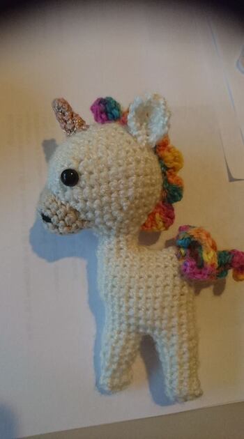 Mal ein flaches Einhorn