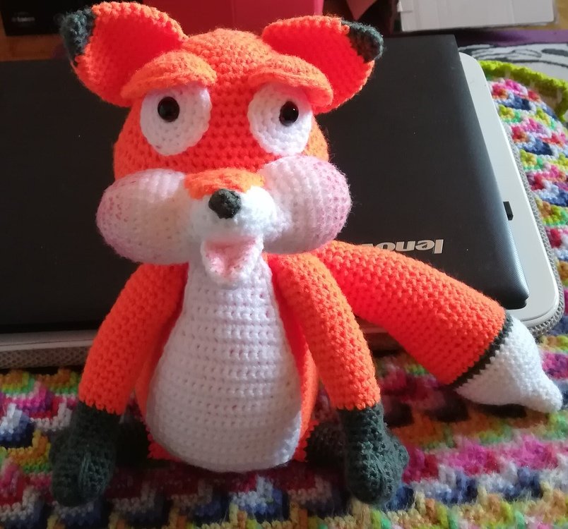 Crochet Pattern &quot;Rusty&quot; The clever Fox