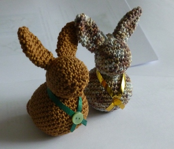 gearbeitet nach der Amigurumi-Häkelanleitung von LiebeWolle