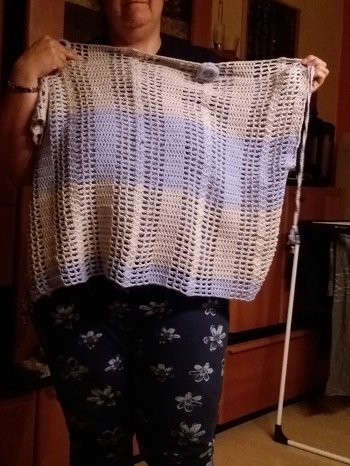 Top aus Baumwollgarn. Super im Sommer und vor allem in der Größe anpassbar.