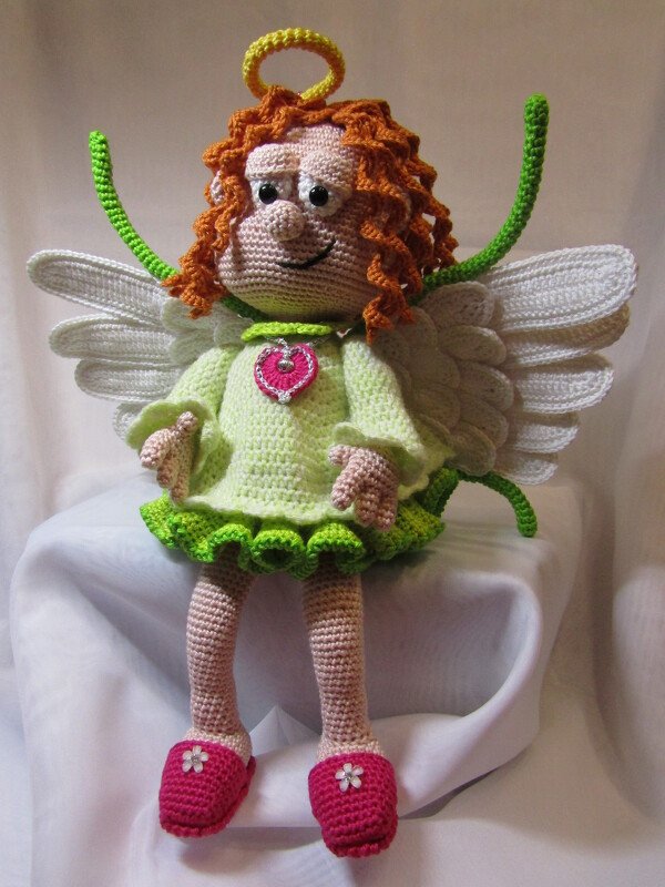 Schutzengel, SIE - Häkelanleitung