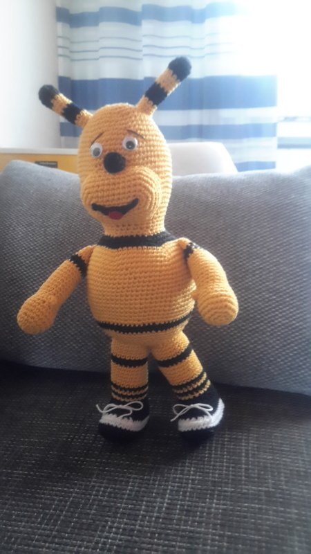 Häkelanleitung Biene Emma Wuschel