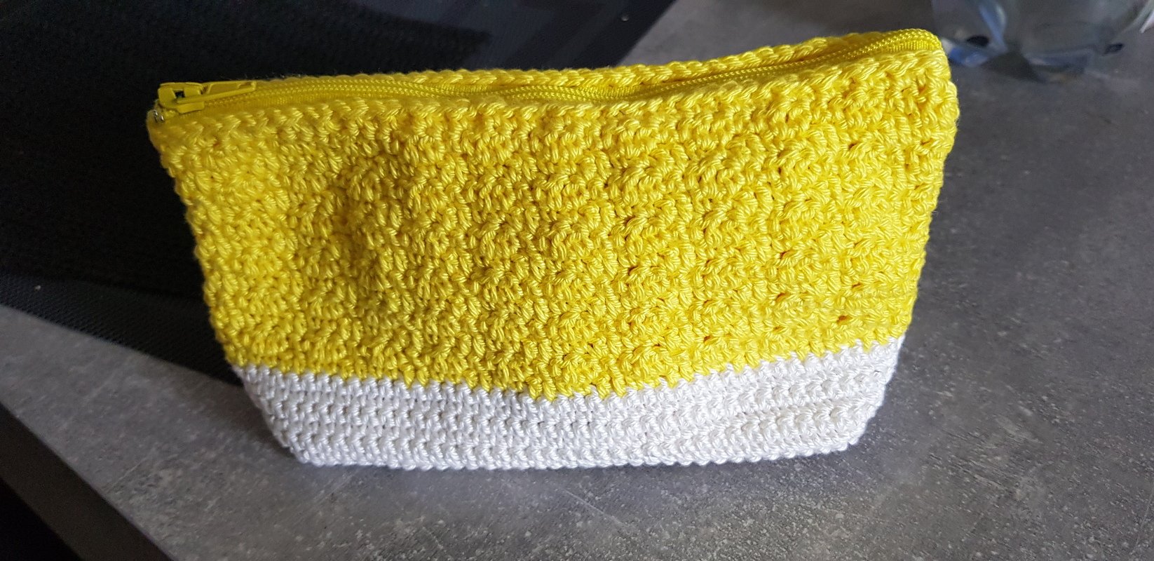 Häkelanleitung Mäppchen, Kosmetiktasche