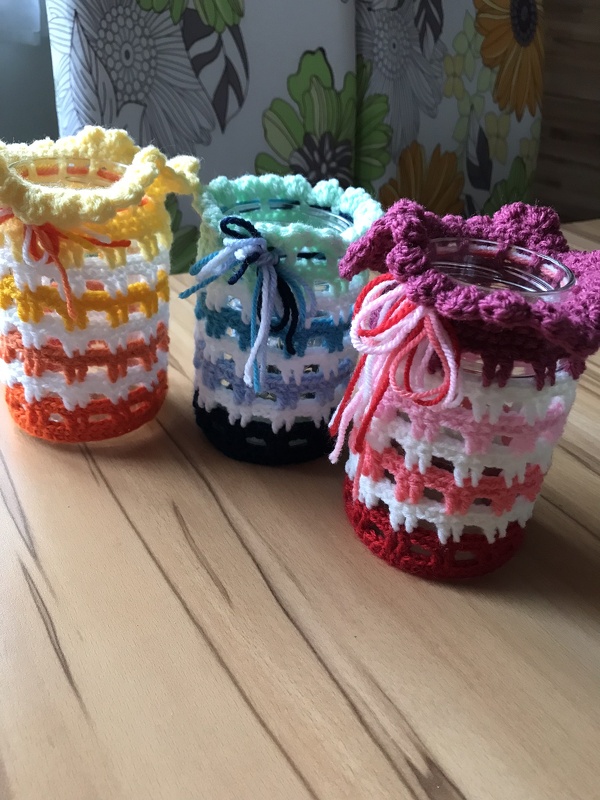 Häkelanleitung für Windlichter LICHTERSCHEIN