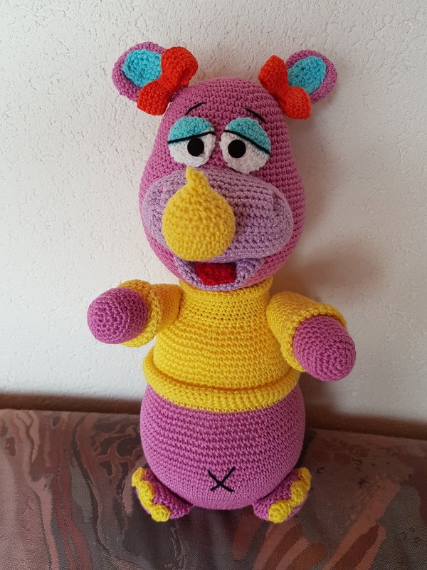 Wollnashörner Rosa &amp; Rhino -  Häkelanleitung von Diana´s kleiner Häkelshop