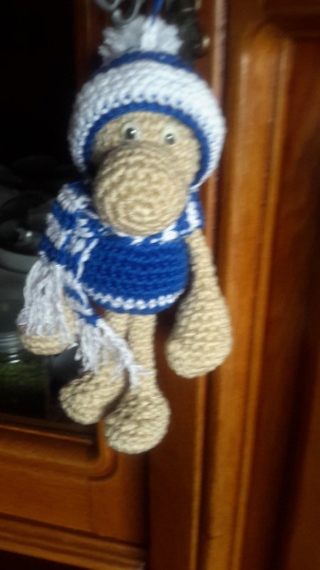 Charlie Wuschelini Maskottchen PDF Häkelanleitung