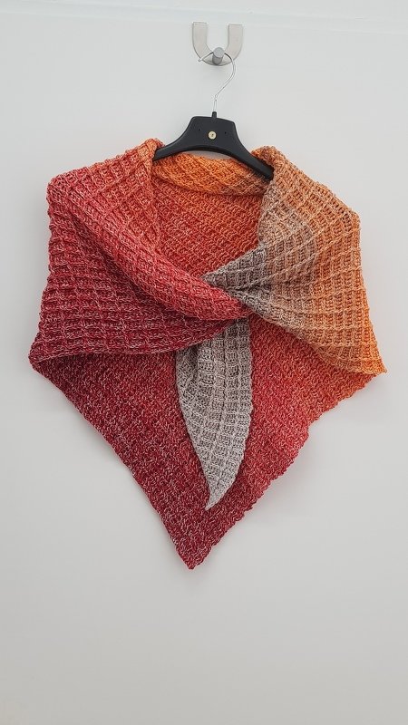 Häkelanleitung Tuch &quot;Ruhrpott Sunrise&quot; - auch für Männer