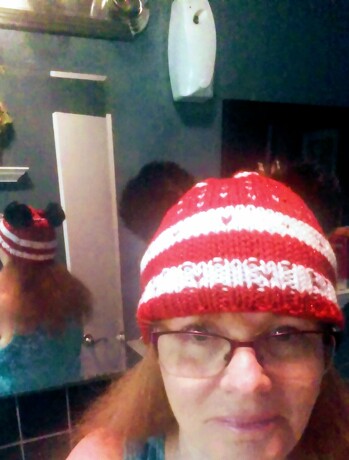 My design. A friend requested a Disney beanie. For adult