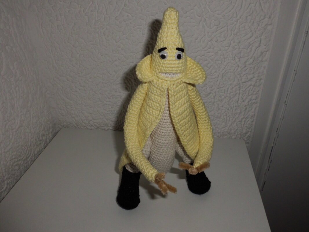 Häkelanleitung Jim Banane oder Komissar Jim