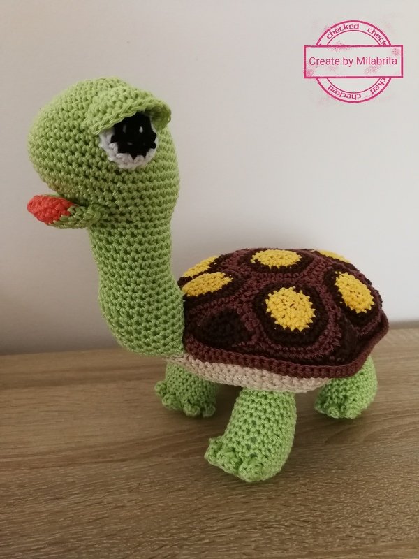 Häkelanleitung Schildkröte