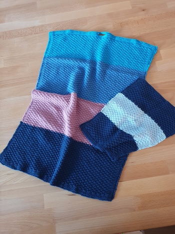 Geschirr und Spültuch