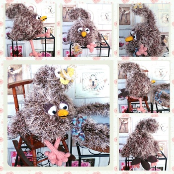 schräger Vogel 'Fluffi'