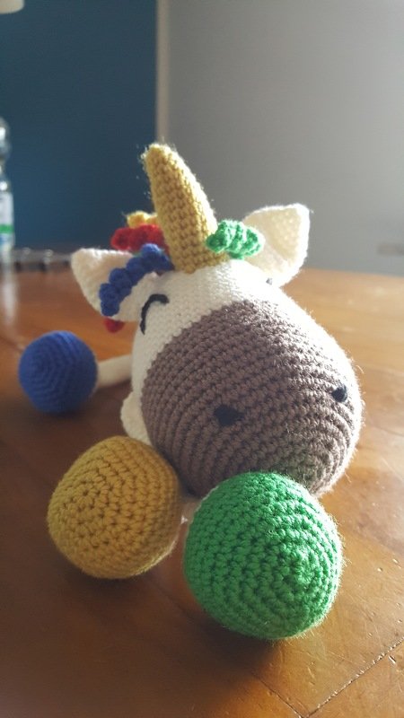 Einhorn KEKE Häkelanleitung