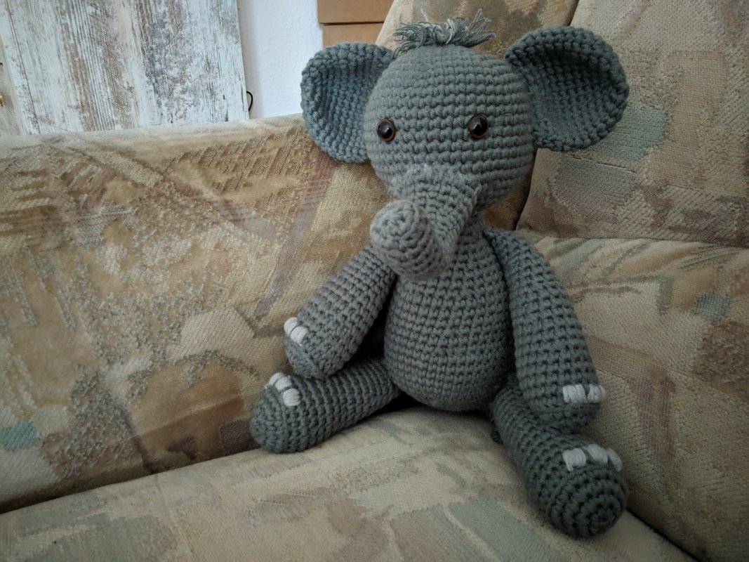 Elefant Bert Häkelanleitung