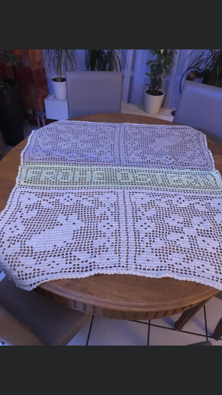 Häkeln / Mitteldecke "Hasi"