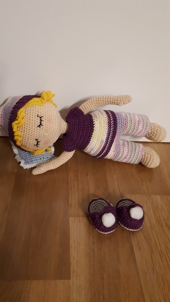 meine Schlafpüppi nach einer tollen Anleitung